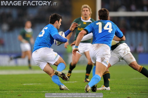 2009-11-21 Udine - Italia-Sud Africa 1832 Luke McLean